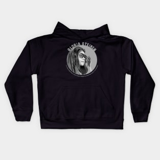 Gloria Steinem Portrait and Quote Kids Hoodie